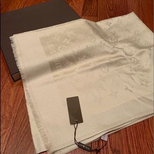 Louis Vuitton monogram shawl